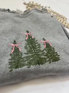 1122 Apparel Vintage Christmas Tree Crewneck/Hoodie Bella canvas