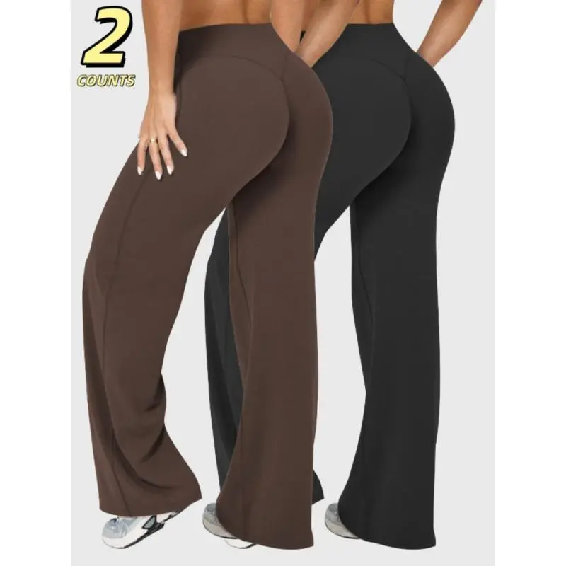 2PCS Brown and Black