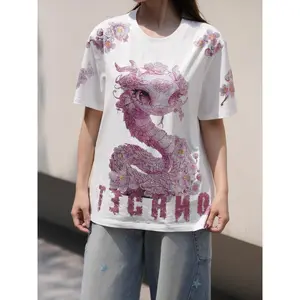 TCH -Light Luxury The 2026 Year of the Snake vibes are immaculate White T-shirt