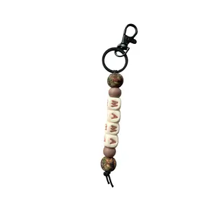 Green Camo Mama Keychain Green Camo Mama Keychain