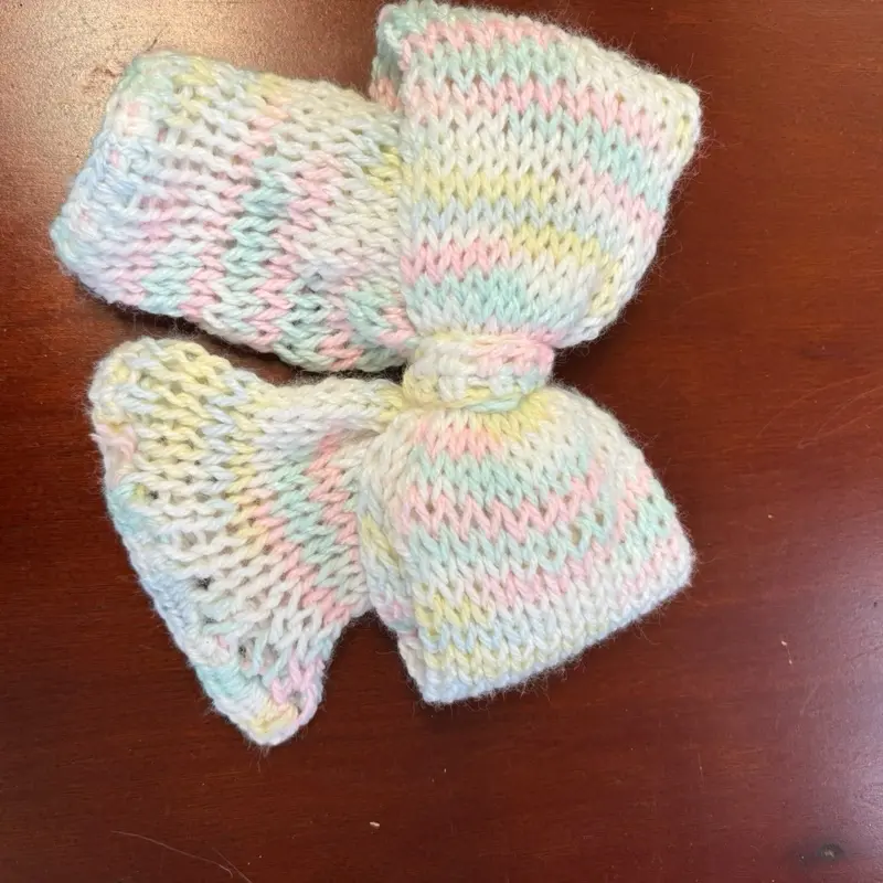 Crocheted Hair Bows