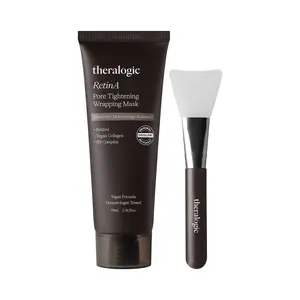 Theralogic RetinA Pore-Tightening Wrapping Mask Set (70ml + Silicone Brush) | Retinol + Vegan Collagen + 8H Complex