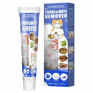 Dog & Cat Pet Mite Removal Cream - 20g External Anti-Itch Care with Chamomile, Sophora Flavescens, and Oil - Shopspringglowup Calming Solution Kittens