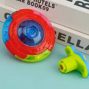 Unique UFO Gyroscope Toy Handheld with Transmitter, Glowing Lights, and Dynamic Sounds, Ideal for Holiday and Birthday Presents