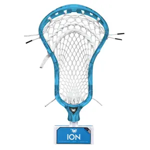ECD Ion Frost White Strung Lacrosse Head