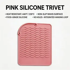 1Pcs Silicone Heat Resistant Mats - Professional Countertop Protector For Curling Irons, Flat Irons & Hair Styling Tools