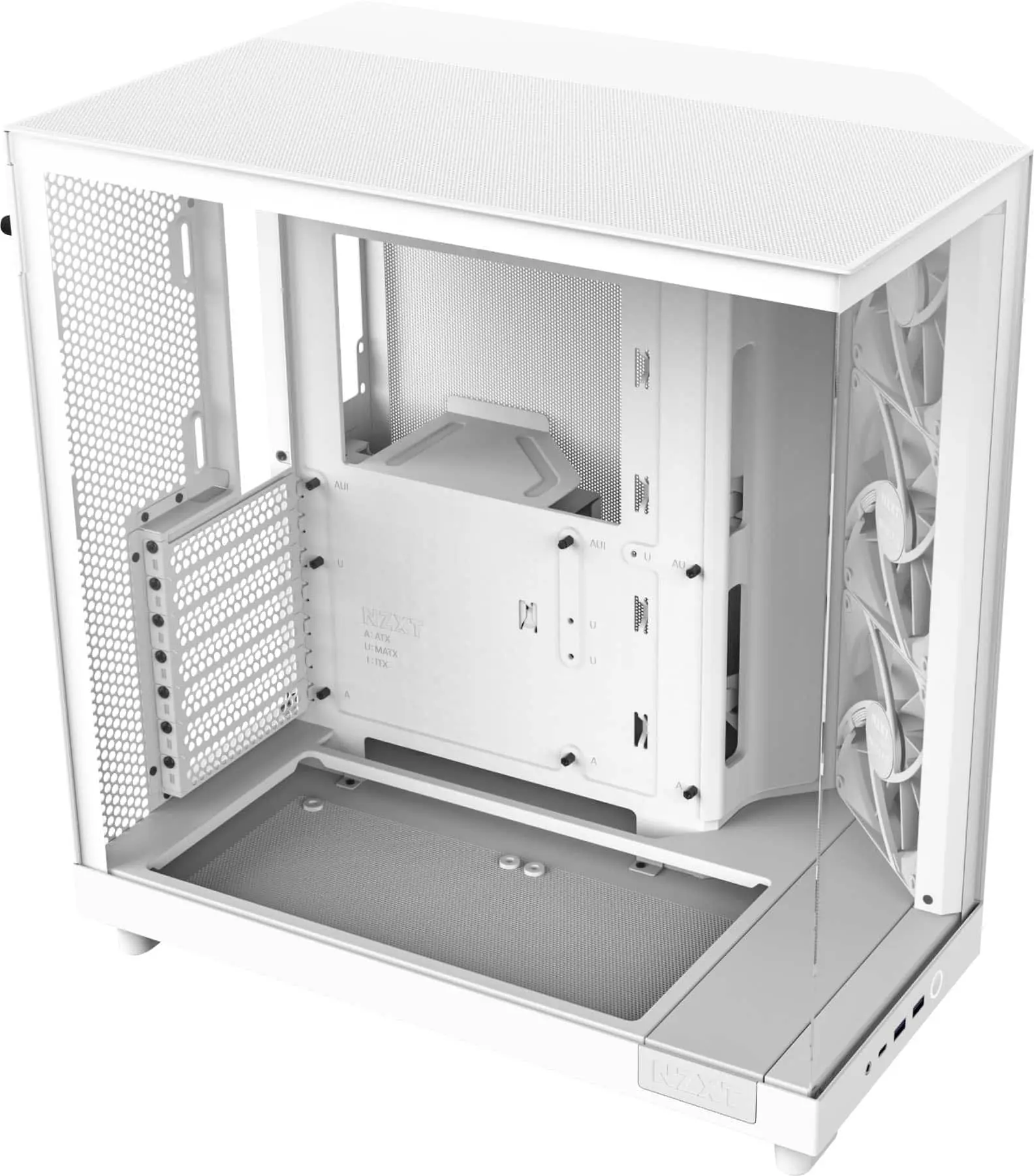 H6 Flow ATX Mid-Tower PC Case with Dual Chamber