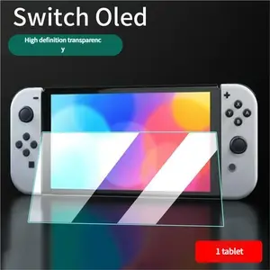 Nintendo Game Console Screen Protector Film, High Definition Tempered Glass, Anti-Drop, Scratch Resistant, Single Pack, Clear Protective Cover
