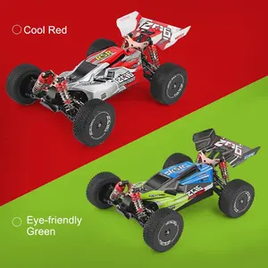 WL-144012 Carbon fiber chassis 1:14 4WD Buggy  Underbody Red & White Design for Enthusiasts