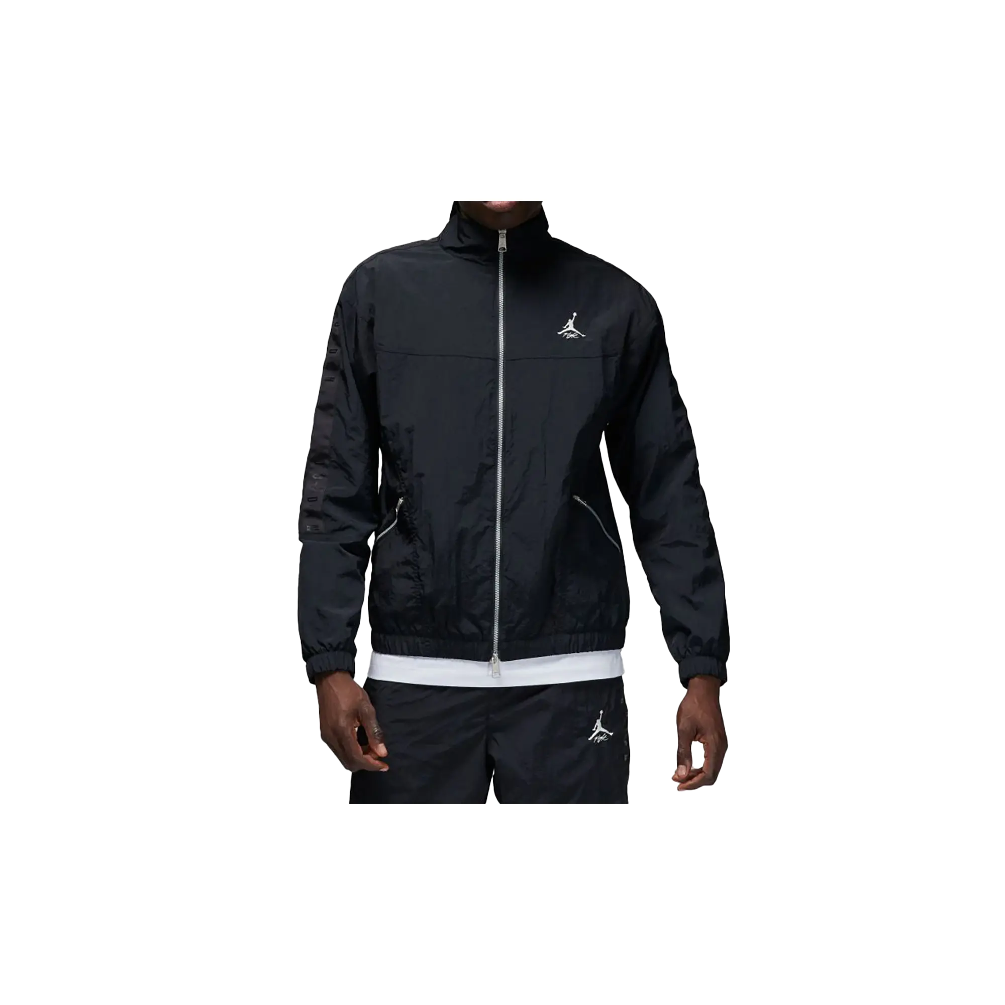 Jordan Essentials Warmup Jacket "Black / Black / Sail" FB7294 010
