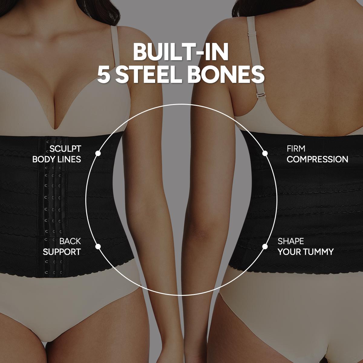 【LIVE】Nebility Women's Waist Trainer Corset Shapewear Tummy Control Segmented Waist Cincher Workout Girdle Firm Compression Belts for Womenswear