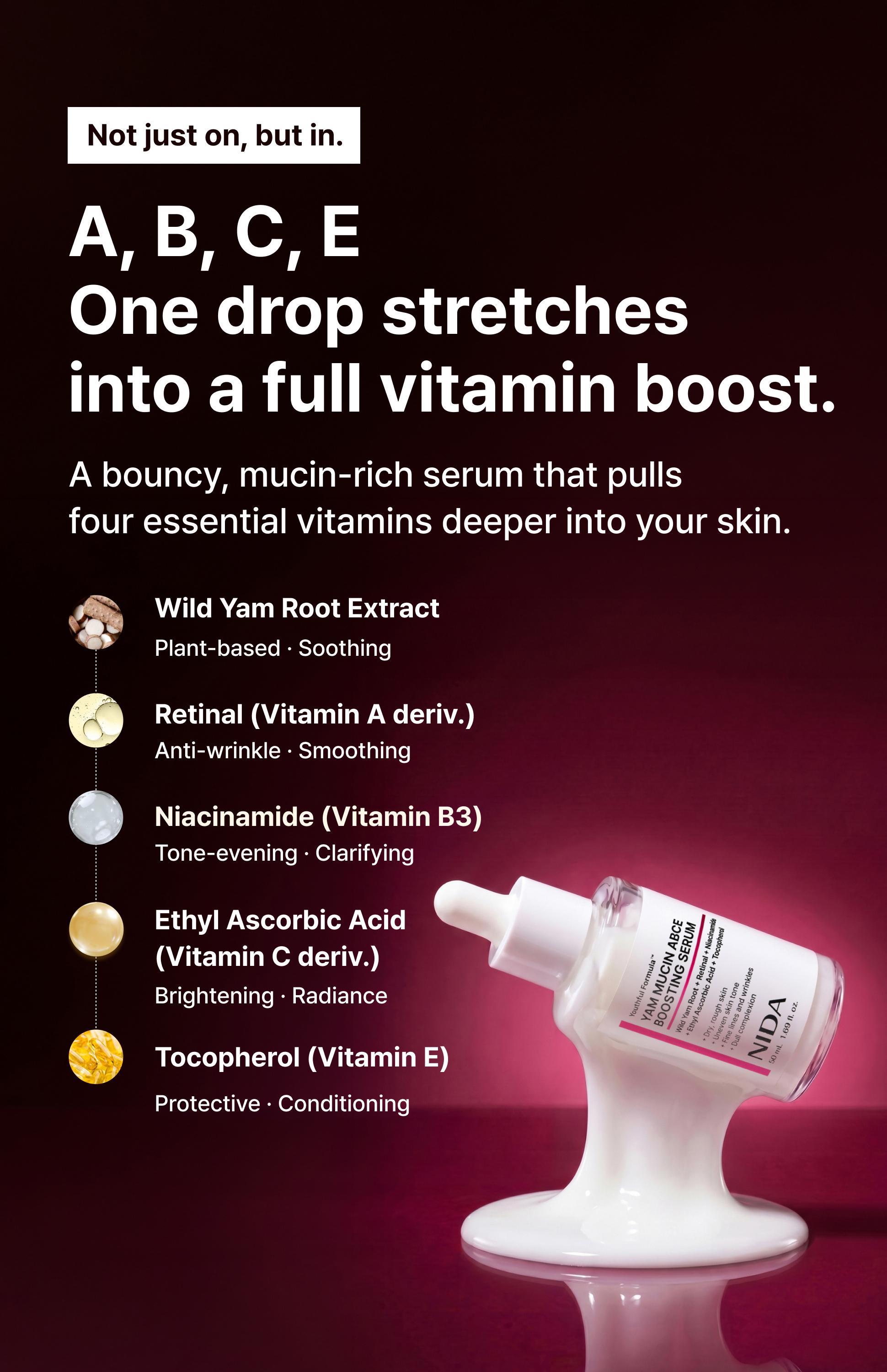 NIDA Yam Mucin ABCE Boosting Bundle