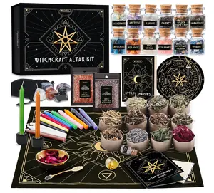 Wyspell Large Witchcraft Kit 64 PCS - Witch Set for Beginners Supplies Kit