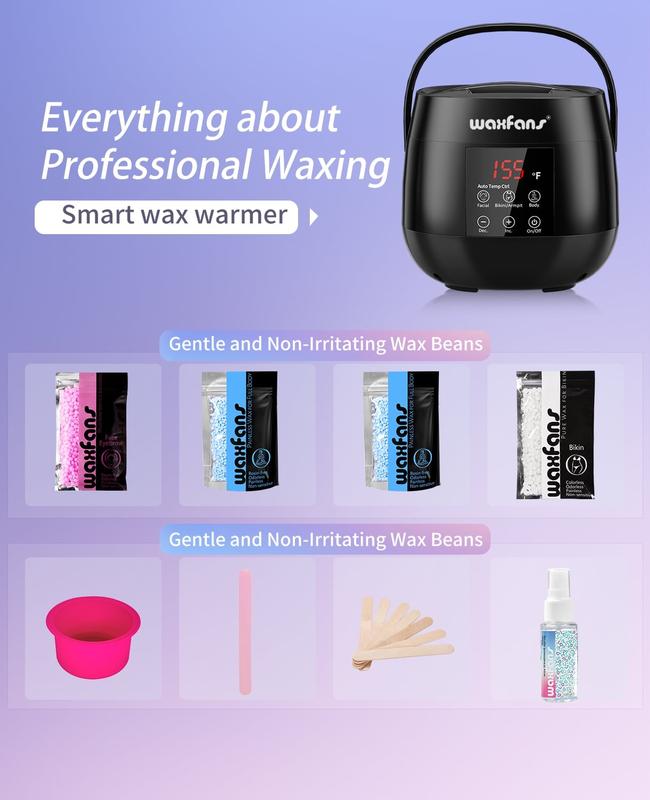 Waxing Kit, at Home Waxing Kit for Women,Wax Machine for Hair Removal