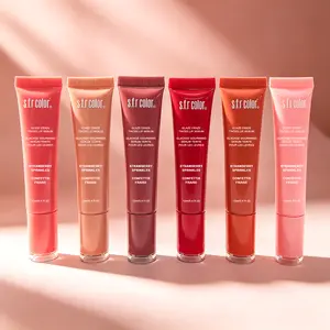 6-Pack Fruit-Flavored Hydrating Lip Balm & Long-Lasting Lip Gloss, (Strawberry Pink, Peach Pink, Candy Pink, Cinnamon Sugar, Maple Glaze, Honeydew Melon) – Moisturizing, Shiny Lip Care for All Skin Types, Lip Gloss
