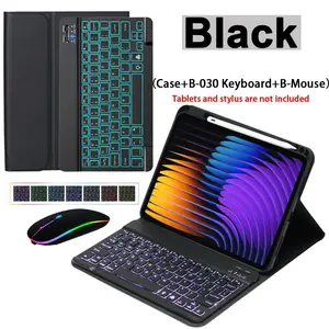 For Xiaomi Pad 7 Pro 11.2 inch Case,Tablet Cover For Xiaomi Pad 5/6 Pro 11 Inch,Keyboard Case for Redmi Pad 2 11-inch With Slot