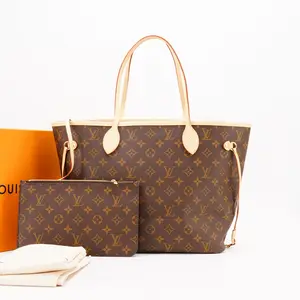 Pre-owned Louis Vuitton pvc Tote Bags Monogram Neverfull MM Tote bag BGP212511 Maya