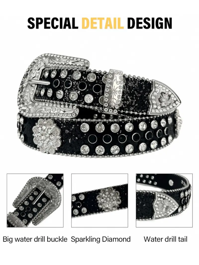 amazon rhinestone belt - TikTok Shop display picture 1