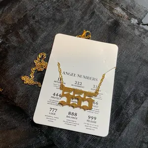 Angel Number 555 Stainless Steel Necklace