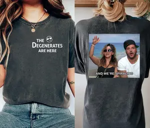 And We’re Spiraling T Shirt, Jersey Shore Inspired Tee, Funny Graphic Tee, Unisex Casual Wear, Gift Idea, Perfect For Fans