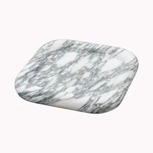 Rounded Square Marble Tray