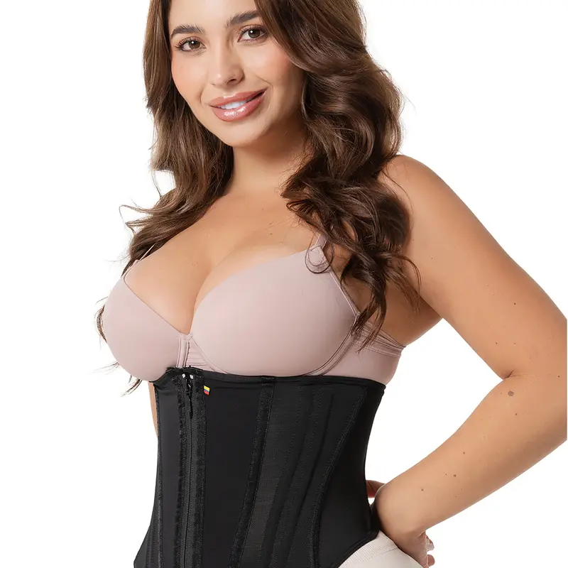 Women's Colombian Faja Salome Waist Cincher Shaper - Breathable Multi-Size Belly Binder, Flexible Fit Abdominal Shaping Compression Garment, Everyday Wear Colombian Faja Shapewear Belts