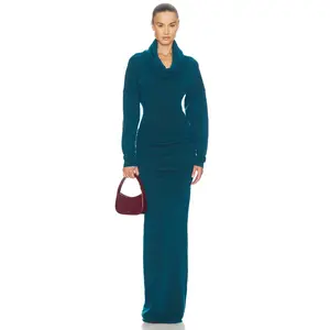 Helsa Emmalynn Cowl Gown in Teal