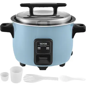 Spring new arrivals Commercial Rice Cooker, 60-Cup Rice Cooker, 13.74 Qt / 13 Liter Large Rice Cooker and Warmer with Nonstick Inner Pot, Fast Cooking and 24-Hour Keep Warm, with Rice Cup and Paddle, for Restaurant