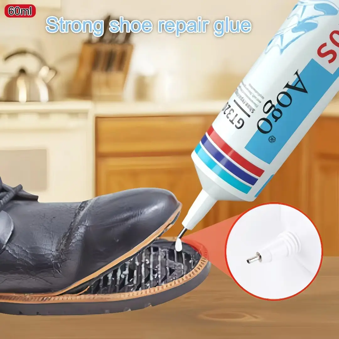 High-Quality Shoe Repair Gel, 1pc/2pcs/60ML, Transparent Flexible Pliable Clear Adhesive for Leather Shoes, Sports Shoes, Plastic Shoes, Knitted Fabric Shoes, Footwear, Shoe Care