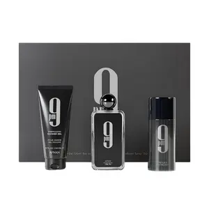 Afnan 9 Pm 3 Piece Bundle For Men ( Eau De Parfum Spray - 3.4 Ounce , Shower Gel - 5.0 Ounce & Deodorant - 5.0 Ounce )