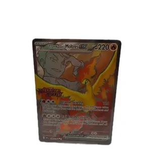 Team Rockets Moltres ex 208/182 - Flame Screen 110 - Evil Incineration - Pokemon TCG Card