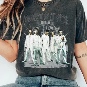 Millennium Tour 2025 Shirt Vintage Graphic Tee Backstreet Boys Fan Music Gift