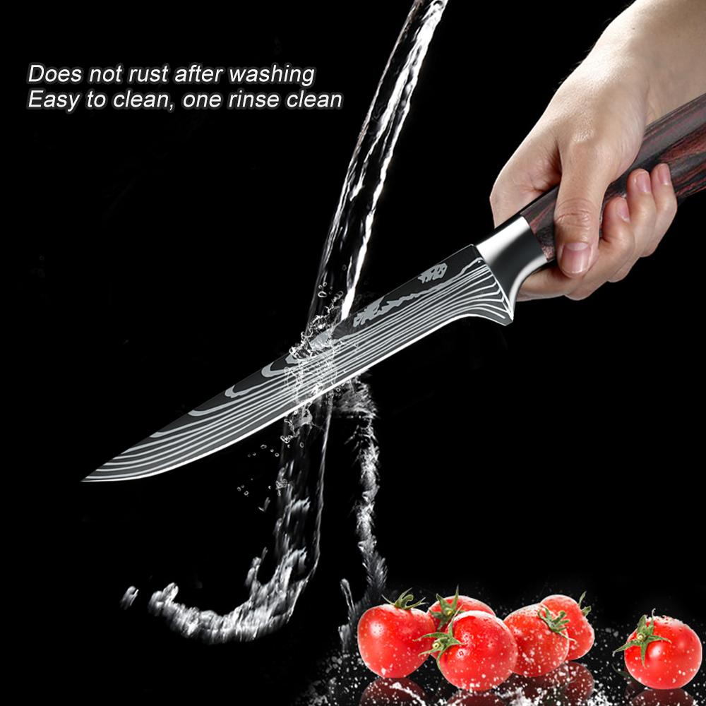 Professional Kitchen Boning Knife Stainless Steel Meat Cleaver Fruit Vegetables Fish Bone Chef Knife Cooking Tool 6inch