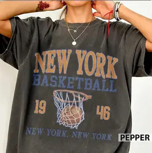 Comfort Colors New York Basketball Vintage  Shirt, Jalen Brunson Josh Hart Game Day Fiesta Unisex