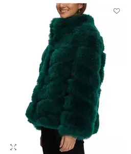 Gorski Shearling Lamb Bolero with Cropped Long Sleeves Casual Medium Length All Seasons Plain Style Women's Winter Essential Elegant Luxurious