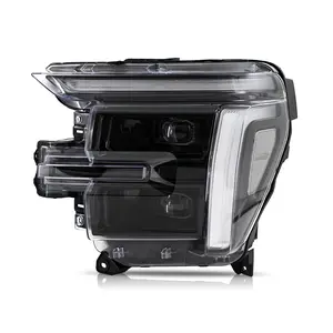 Kuer LED Full LED Headlights Pair for 2024 – 2026 Ford F-150, With DRL, Plug & Play, Only for Lariat, King Ranch, Platinum,Raptor