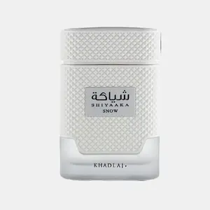 Khadlaj Shiyaaka Snow Unisex Eau de Parfum (EDP) 3.4oz Edp Perfume Spray Fruity Floral Fragrance