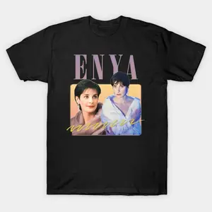 Enya 90s Aesthetic Classic T-Shirt, Enya Shirt, vaporwave unisex shirt, gothic Tees, punk, new beat, clannad, Casual, Fashion, Menswear, Retro, Streetwear, Top, Vintage, Classic, Stylish, Basic, Cotton