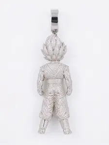 Space ice Moissanites 4 Inches GK from DB-Z Figure Pendant