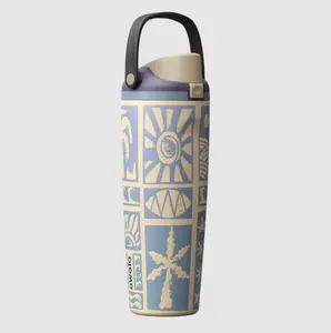 Owala FreeSip 30oz Celestial Water Bottle, Leak Proof Insulated Stainless Steel Tumbler, Travel Bottle with Handle, Gift for Her, Gift for Beach Lovers