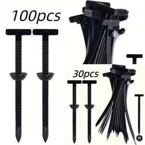 Durable Self-Locking Nylon Zip Ties with Plastic Buckle Heads, High Strength UV Resistant Fasteners for Car Repair, Home Maintenance, Outdoor Use