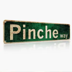 Funny Spanglish Vintage Wall Decor (4 x 16 Inch) – Aluminum Humor Metal Sign Wall Art for Porch, Home, Bar, Garden & Patio, Easy-Hanging Outdoor Decoration, Christmas Gift, Family Wall Decor, Regular Stop Sign