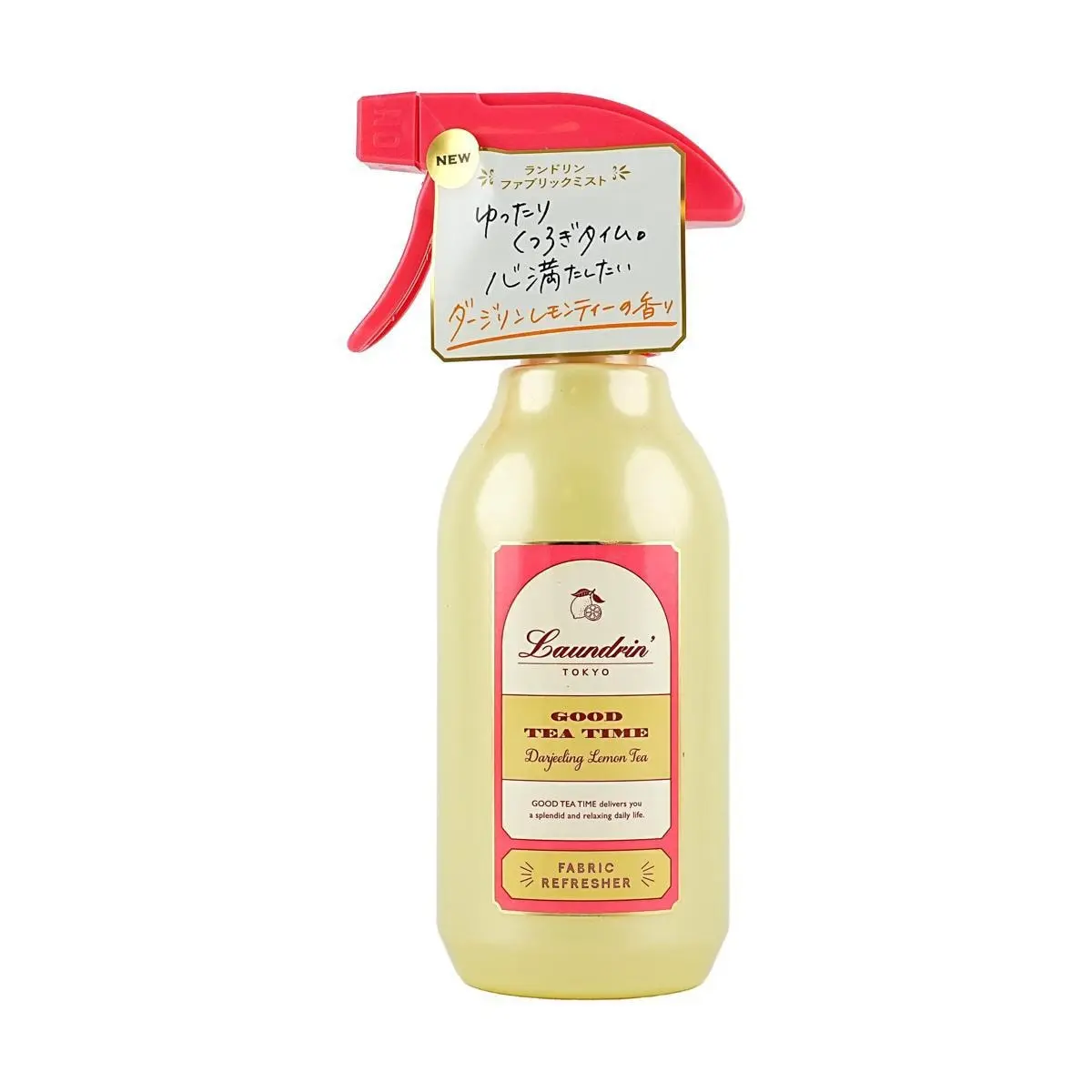 LAUNDRIN' Fabric Freshener Spray - Darjeeling Lemon Tea Scent, 300ml | Odor Eliminator & Long-Lasting Aroma for Clothes & Home LAUNDRIN' Fabric Freshener Spray - Darjeeling Lemon Tea Scent, 300ml | Odor Eliminator & Long-Lasting Aroma for Clothes & Home