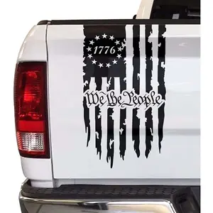 We The People Betsy Ross Flag 1776 Old Style American Flag Car Truck Tailgate Vinyl Decal
