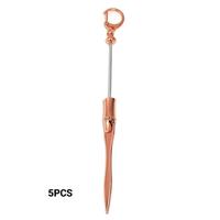 Letter Rose gold ZK338010 5PCS