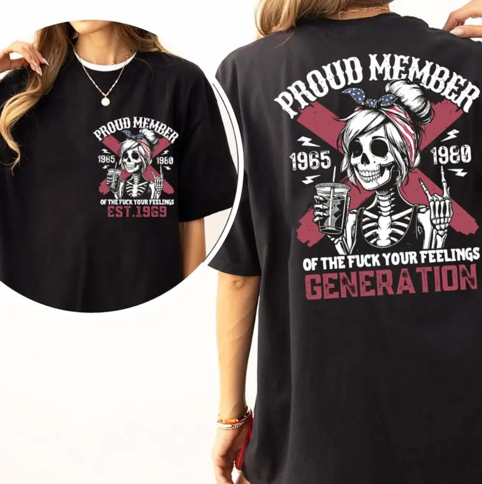 Proud Gen X Member Customize Year Hoodie New Version Raised on Hose Water and Neglect Shirt Generation X T Shirt