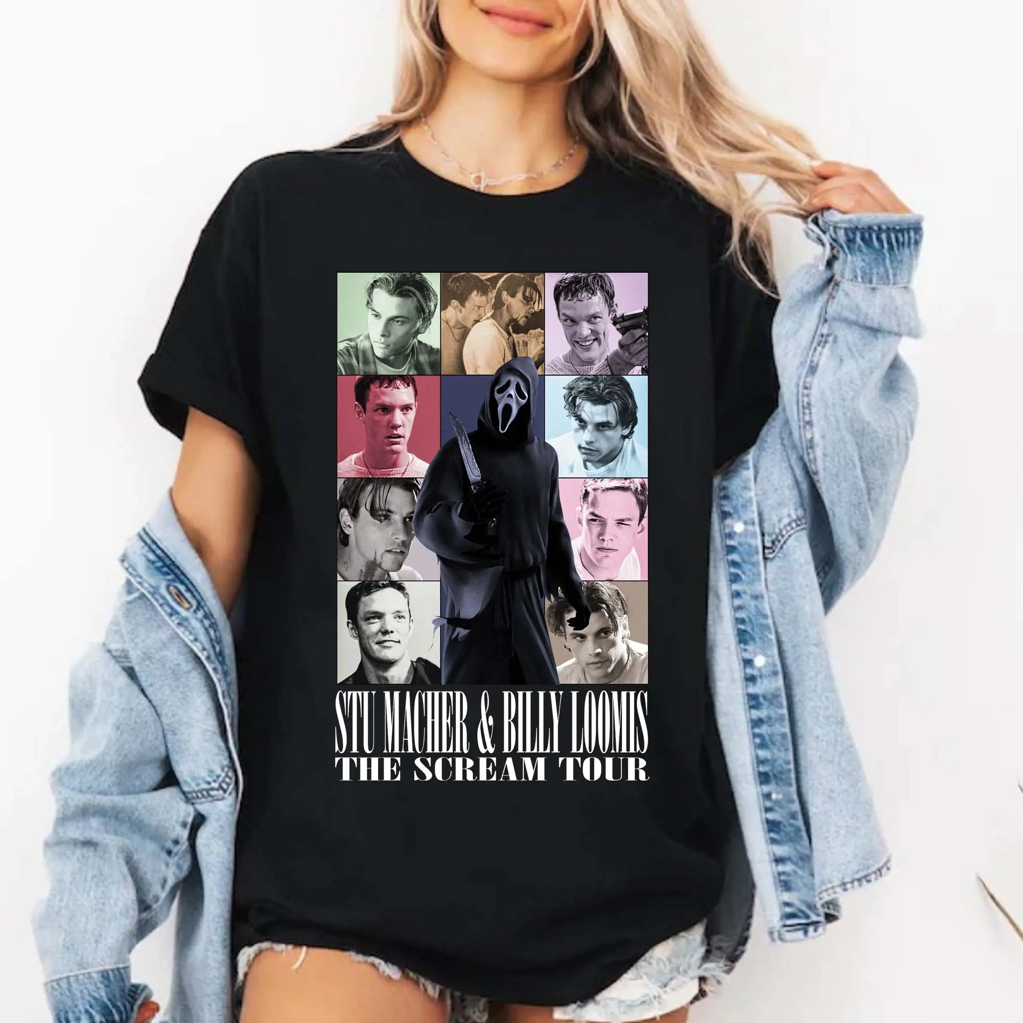 Scream Movie Shirt , Scream Billy & Stu TShirt , Billy Loomis Shirt , Stu Macher Scream Shirt , 90s Scream Shirt ,Unisex 100% Cotton Tee