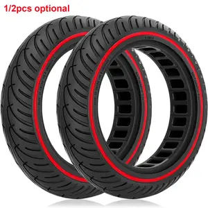 Electric Scooter Solid Tires, 8.5 Inch Non-Pneumatic Replacement Wheels, Durable & Lightweight Design, Perfect Fit for E-Scooters, Durable Rubber