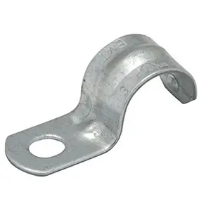 212 MAIN Hubbell Raco 2084B4 1 In. Metal Push-On 1-Hole Snap Strap, 4-Pack Corrosion-Resistant Steel EMT Conduit Protection Accessory for Scooters Equipment