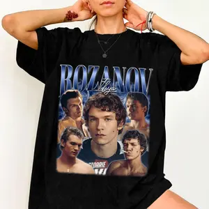 Unsiex Vintage Hollannov Hockey T-Shirt, Connor Storrie Rozanov, Ilya Rozanov Tee, Arkham Fans, 100% Cotton Queer Hockey Fan Shirt